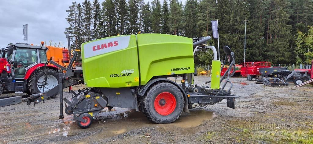 CLAAS 455 Uniwrap Rundballe-pressere