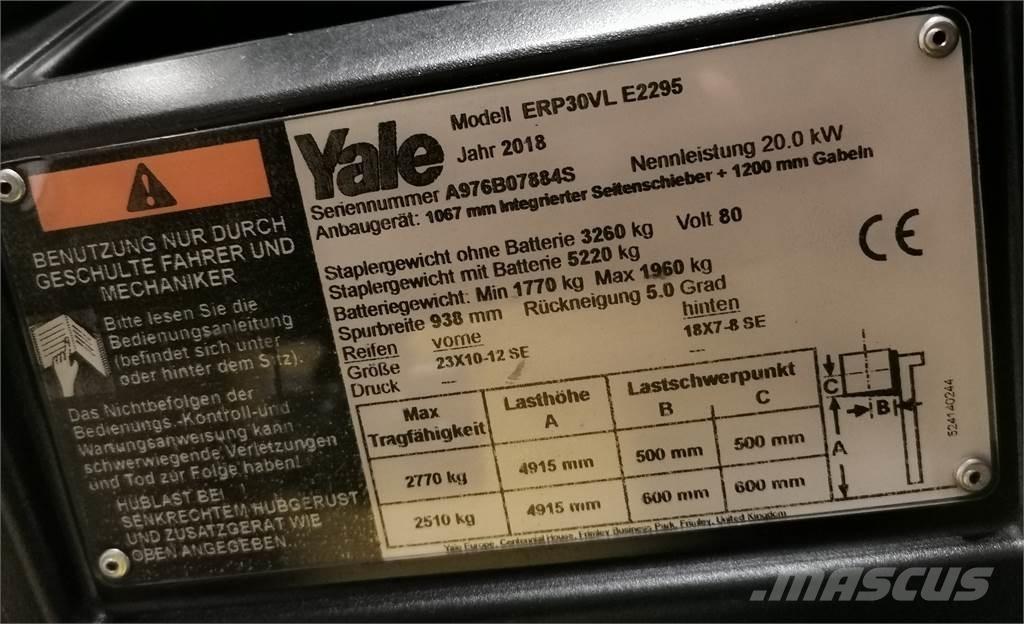 Yale ERP30VL El gaffeltrucks