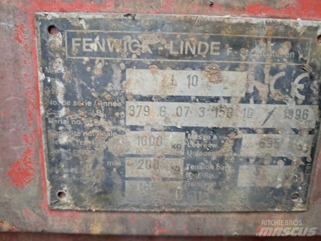 Linde L10 Gaffelstabler med gående fører