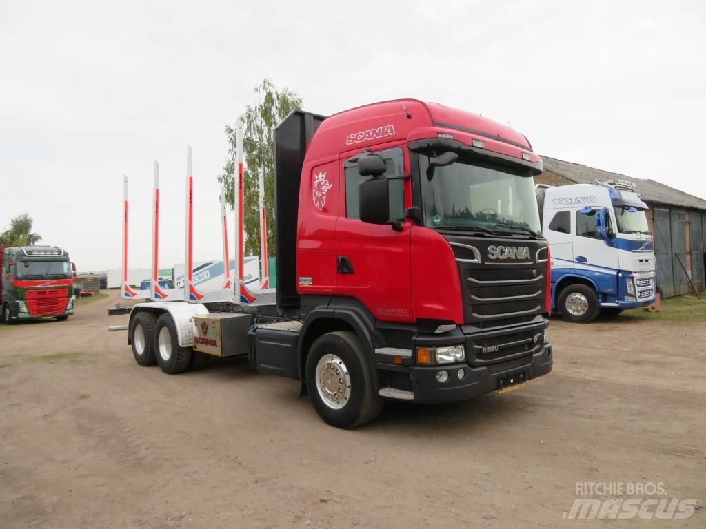 Scania R 520 Tømmertransport
