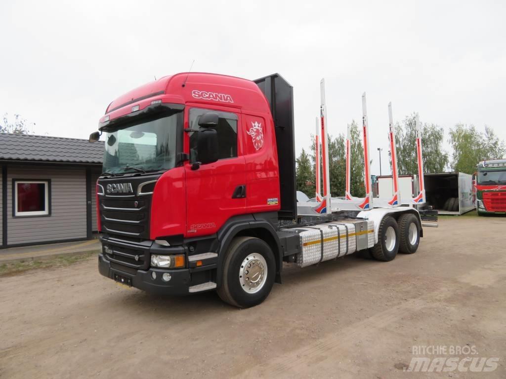 Scania R 520 Tømmertransport
