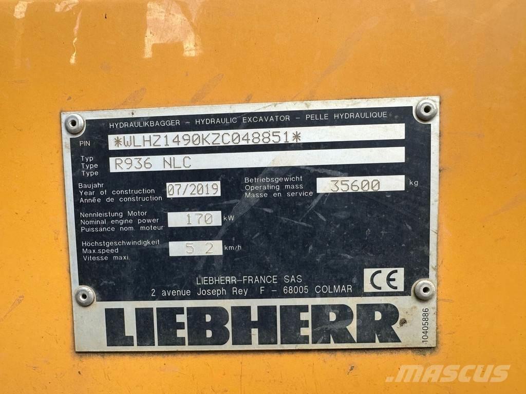 Liebherr R936 NLC Gravemaskiner på larvebånd