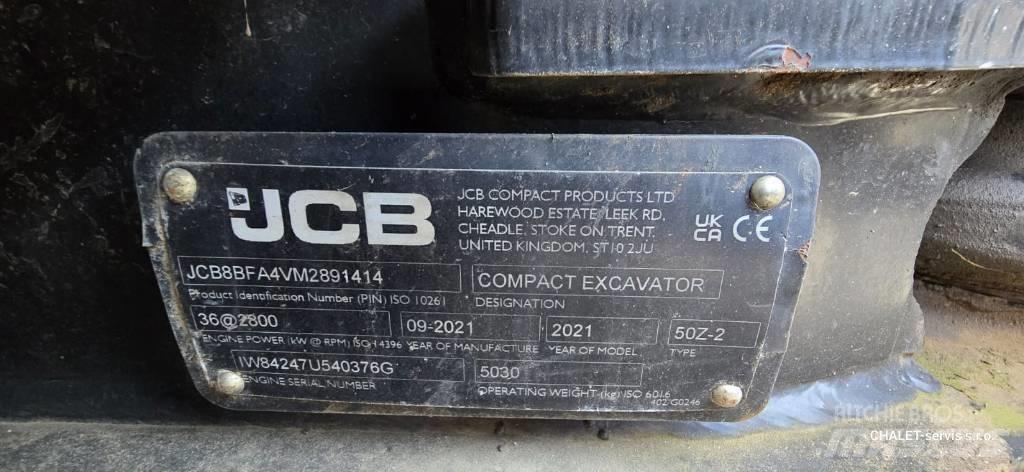 JCB 50 Z-2 Minigravemaskiner