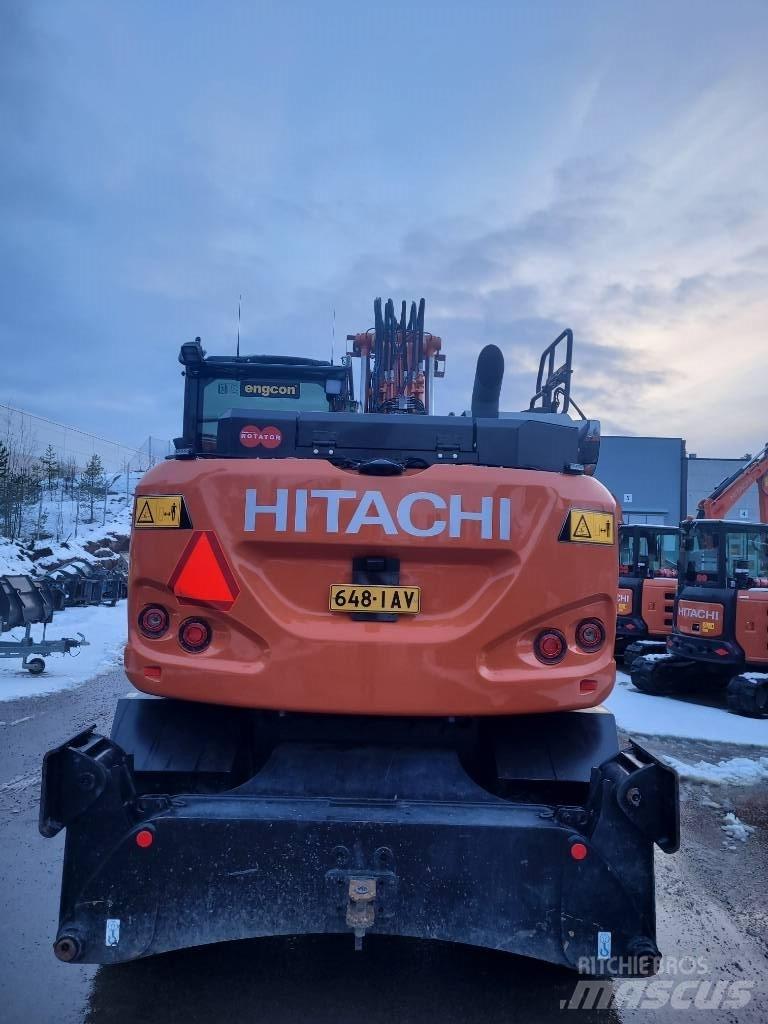 Hitachi ZX155W-7 2P Gravemaskiner på hjul
