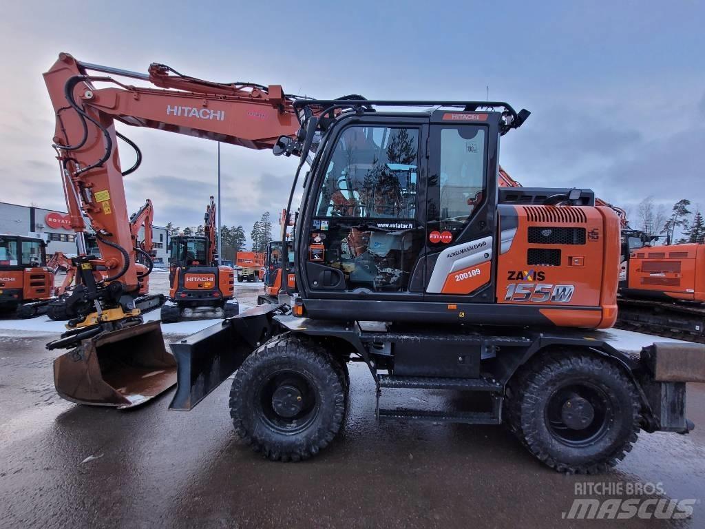 Hitachi ZX155W-7 2P Gravemaskiner på hjul