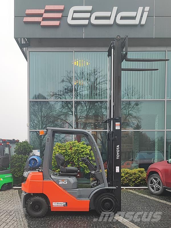 Toyota 02-8FGF20 LPG gaffeltrucks