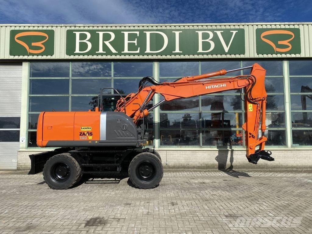 Hitachi ZX 140 W-3 Gravemaskiner på hjul