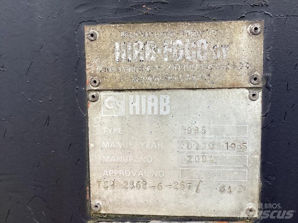 Hiab perävaunu Andre vogne
