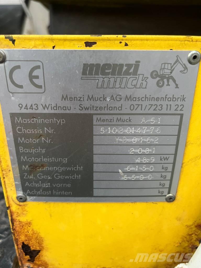 Menzi Muck A51 Special gravemaskiner