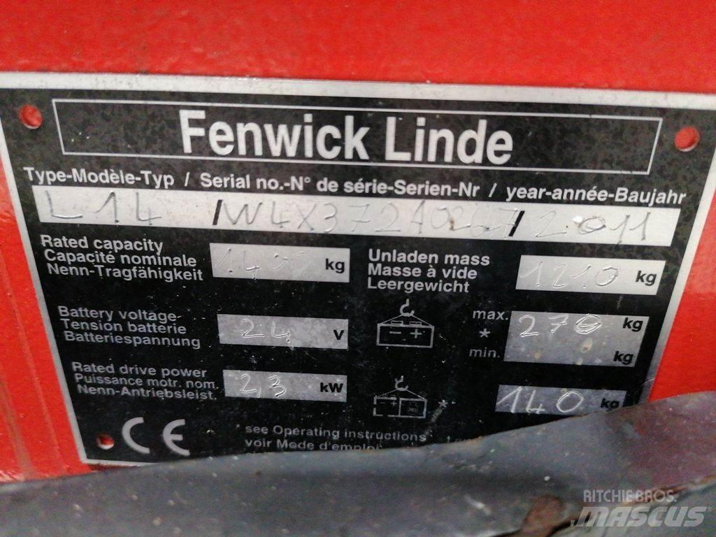 Linde L14 Gaffelstabler med gående fører