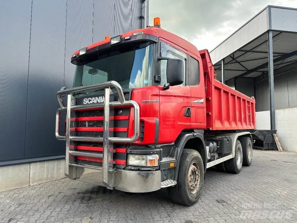 Scania R144-460 V8 Lastbiler med tip