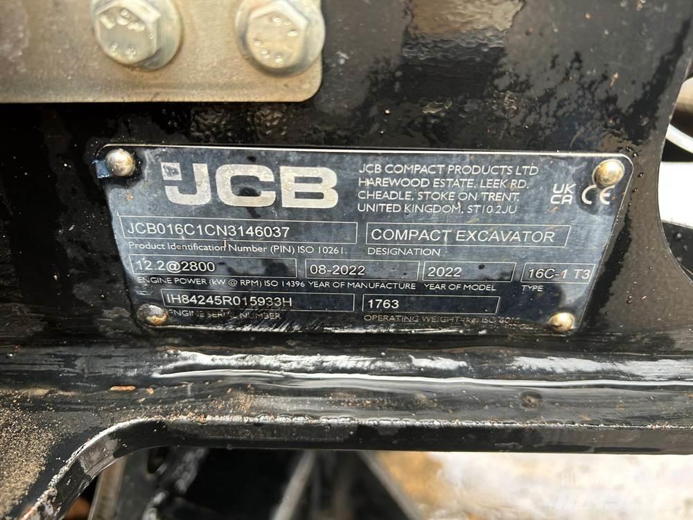JCB 16C-1 Minigravemaskiner
