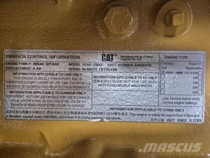 CAT 3054C DITAAC Motorer