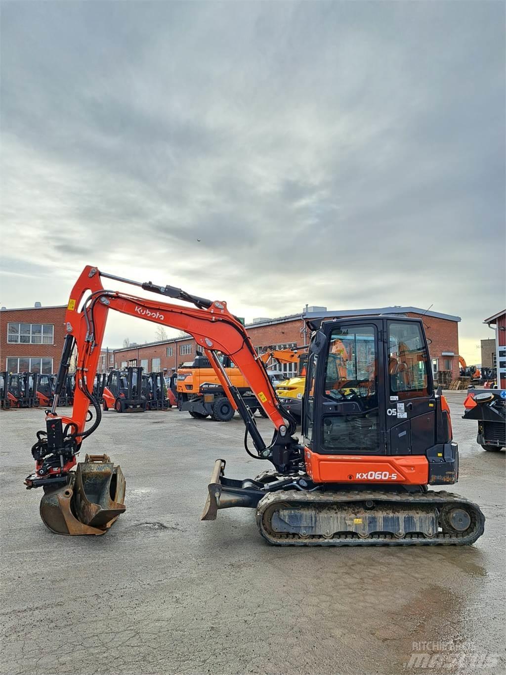 Kubota KX060-5 Minigravemaskiner