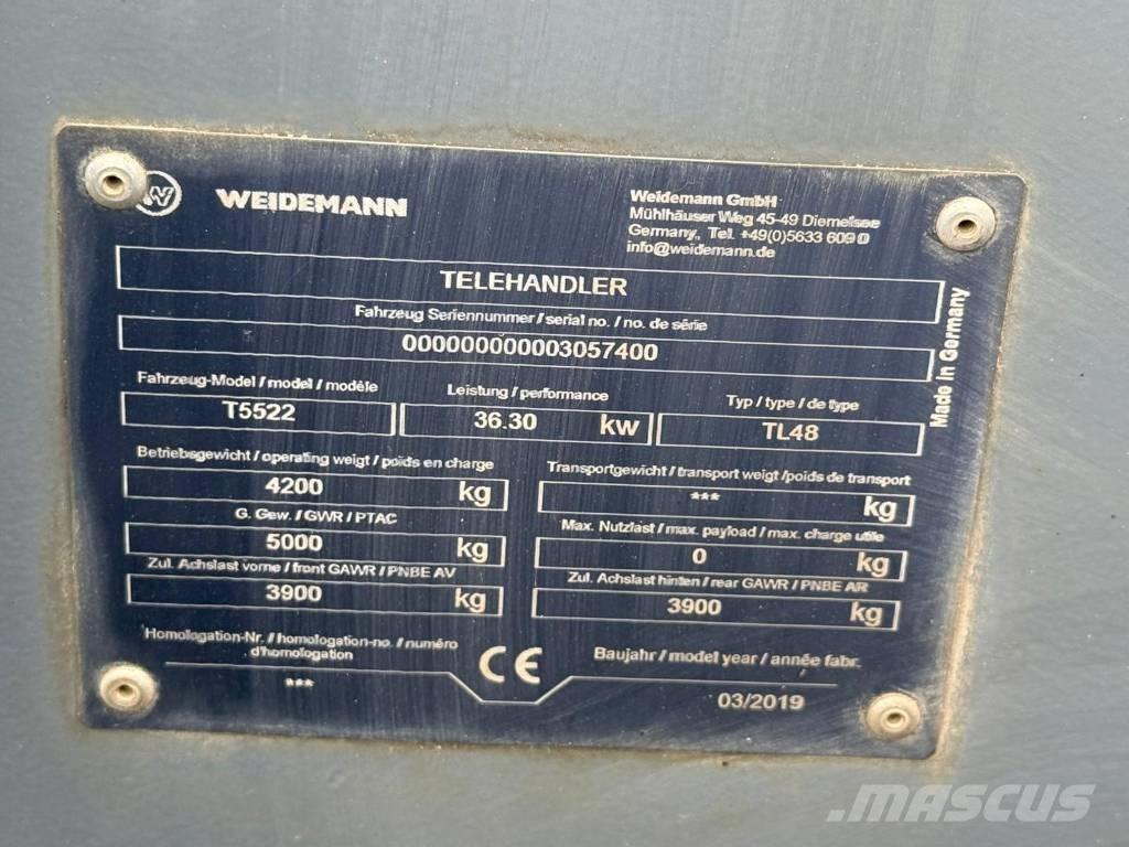 Weidemann T5522 Teleskoplæssere til landbrug