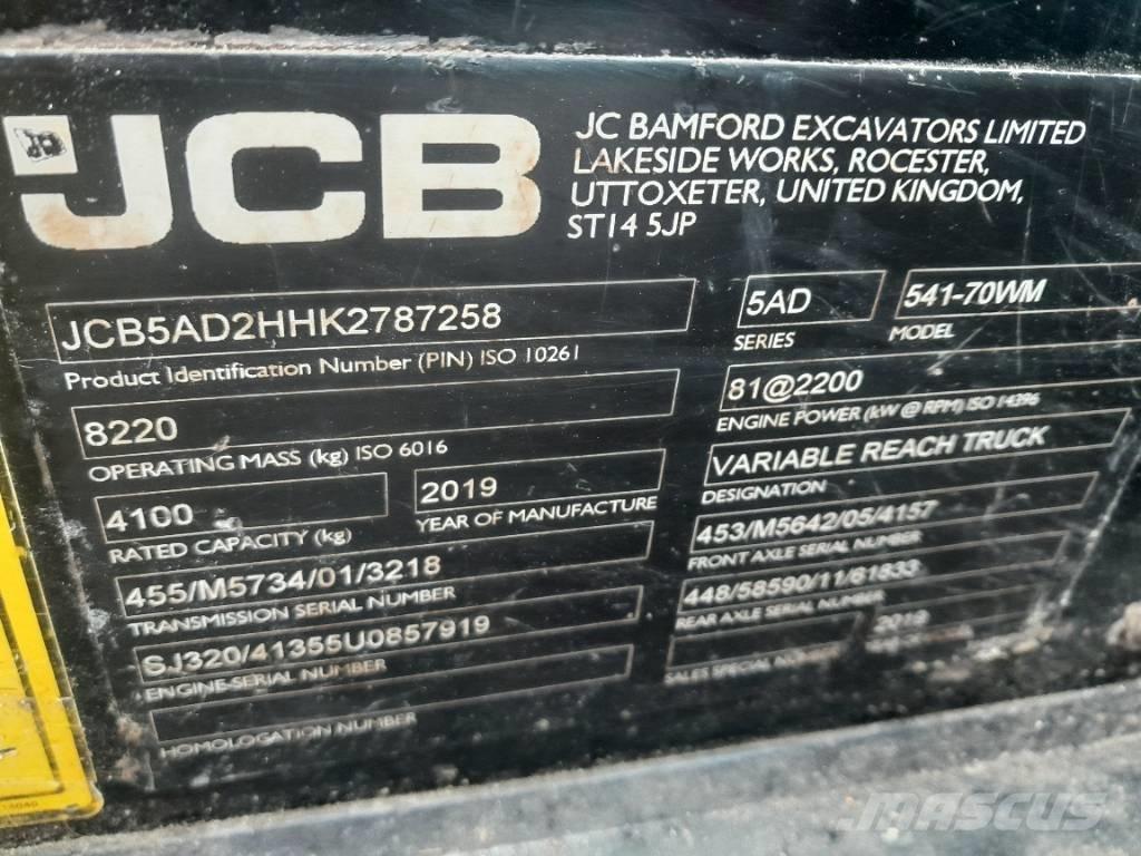 JCB 541-70 Teleskoplæssere til landbrug