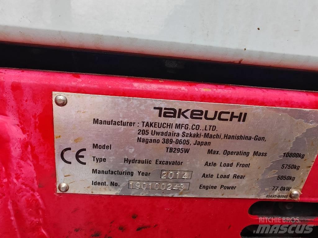 Takeuchi TB295W Gravemaskiner på hjul