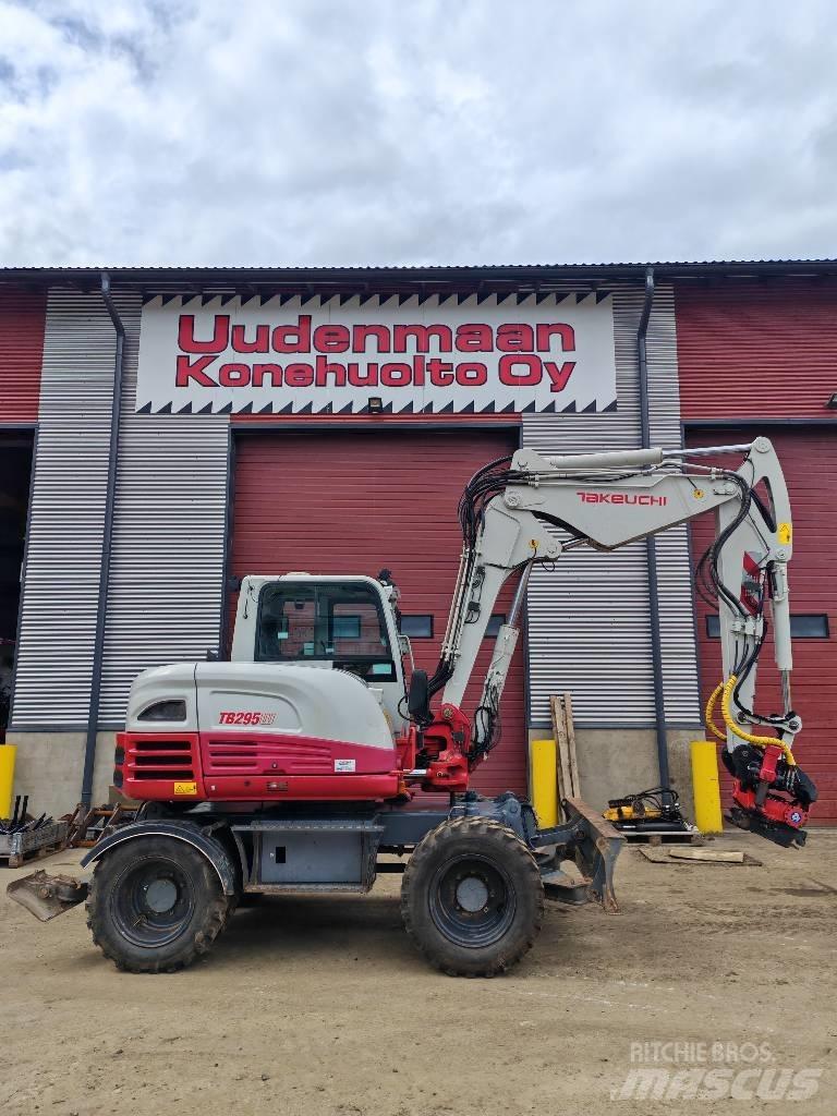 Takeuchi TB295W Gravemaskiner på hjul