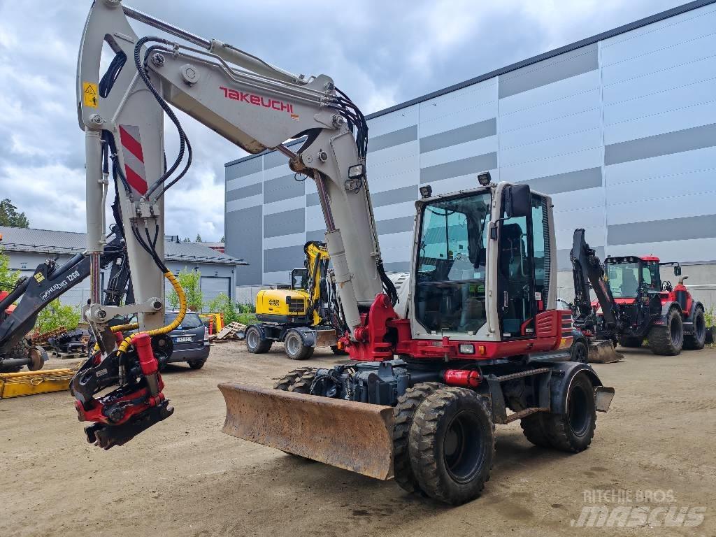 Takeuchi TB295W Gravemaskiner på hjul