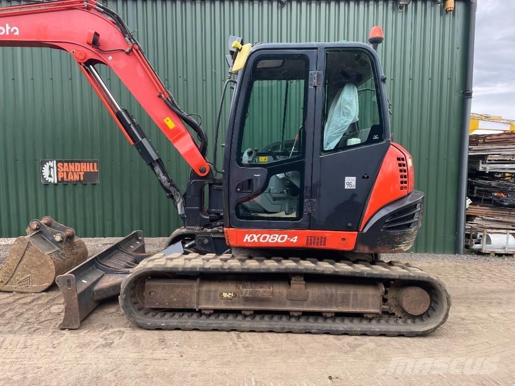 Kubota KX 080-4 Midi-gravemaskiner 7t - 12t