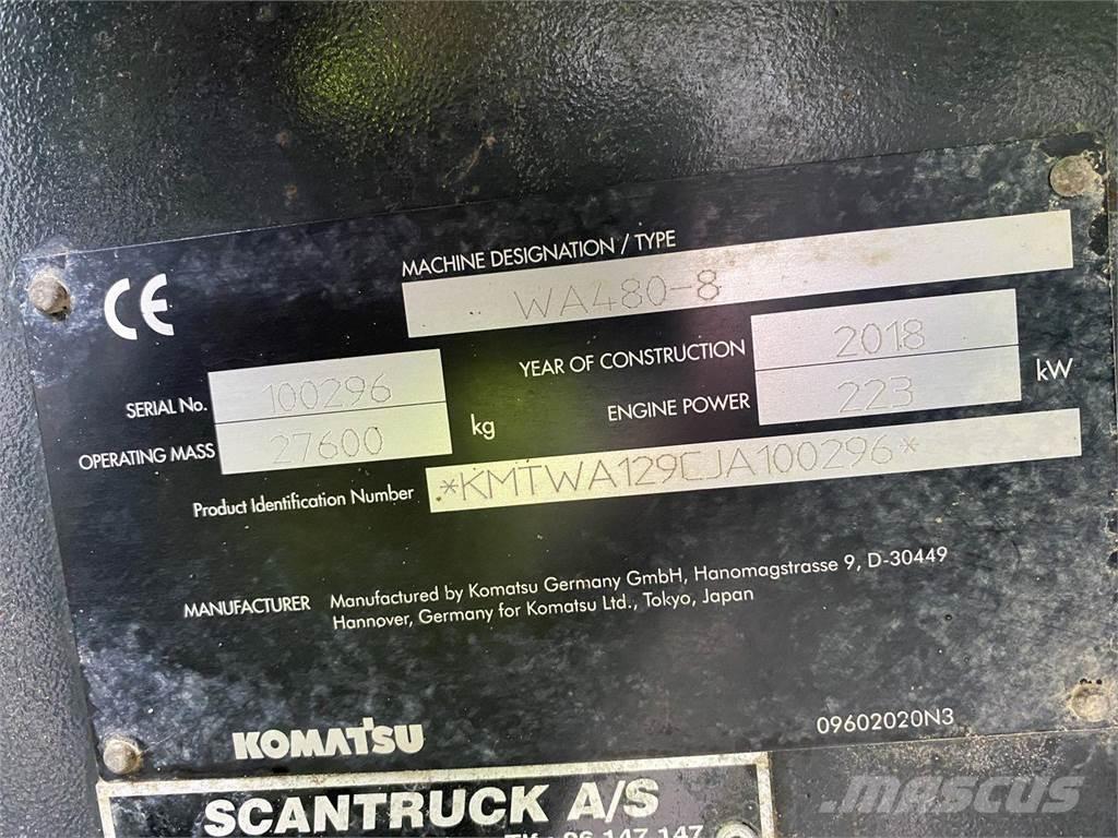 Komatsu WA480-8 Læssemaskiner på hjul
