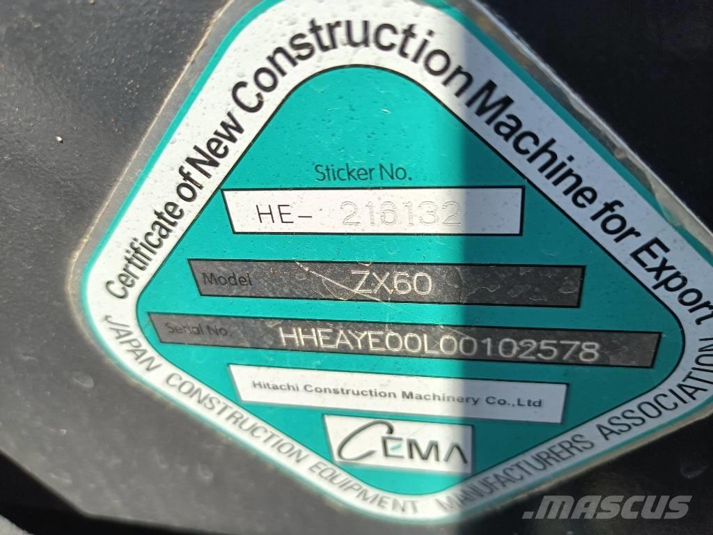 Hitachi 60 Gravemaskiner på larvebånd