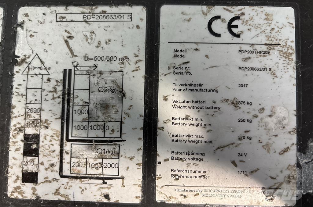 Atlet PDP200 Selvkørende stablere