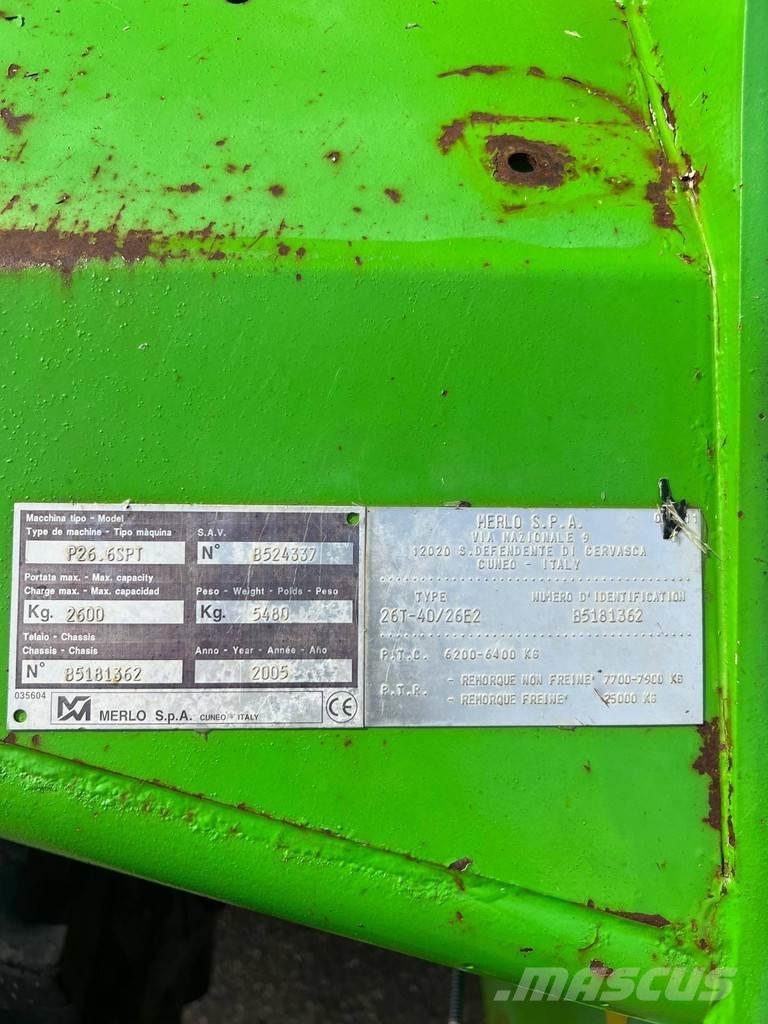 Merlo P26.6 SPT Teleskoplæssere