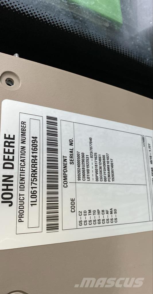 John Deere 6R 175 Traktorer