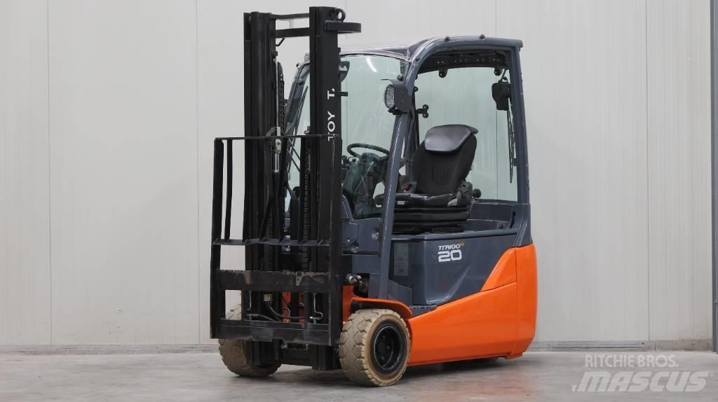 Toyota 8 FBE 20 T El gaffeltrucks