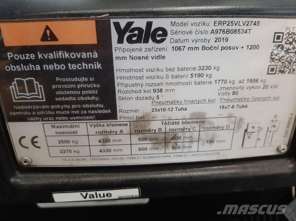 Yale ERP 25 VL El gaffeltrucks