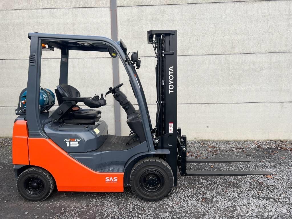 Toyota 02-8 FGF 15 LPG gaffeltrucks