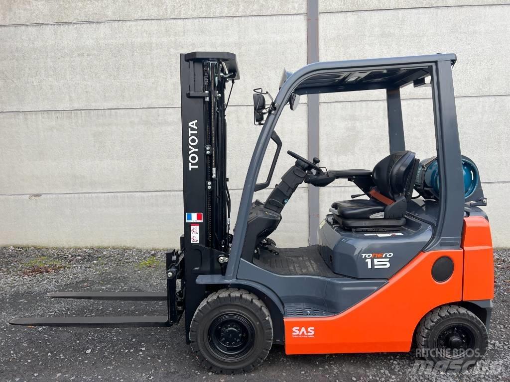 Toyota 02-8 FGF 15 LPG gaffeltrucks