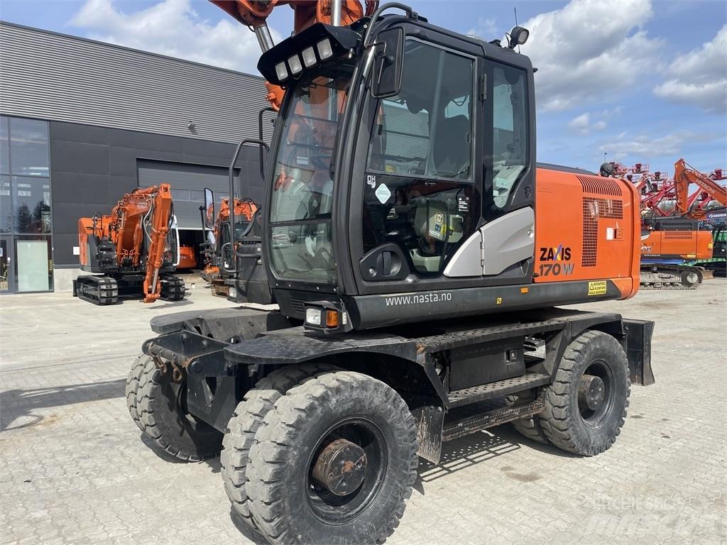 Hitachi ZX 170 W-5 B Gravemaskiner på hjul