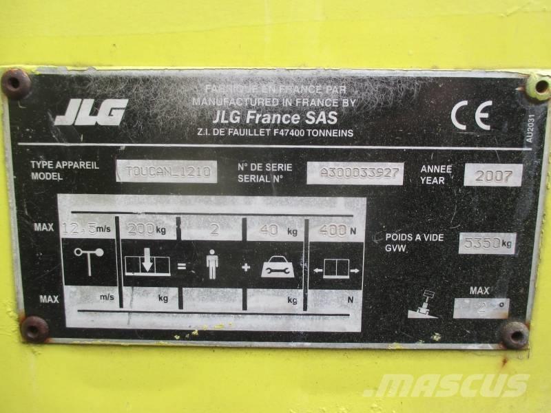 JLG Toucan 1210 Bomlifte med knækarm