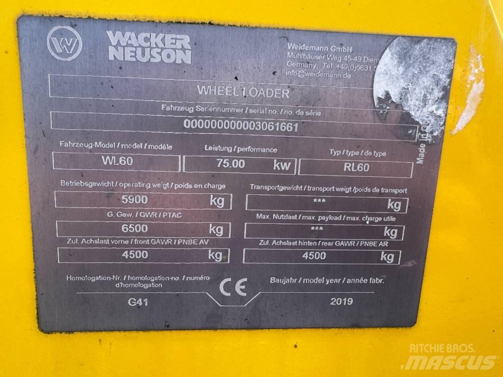 Wacker Neuson WL60 Læssemaskiner på hjul