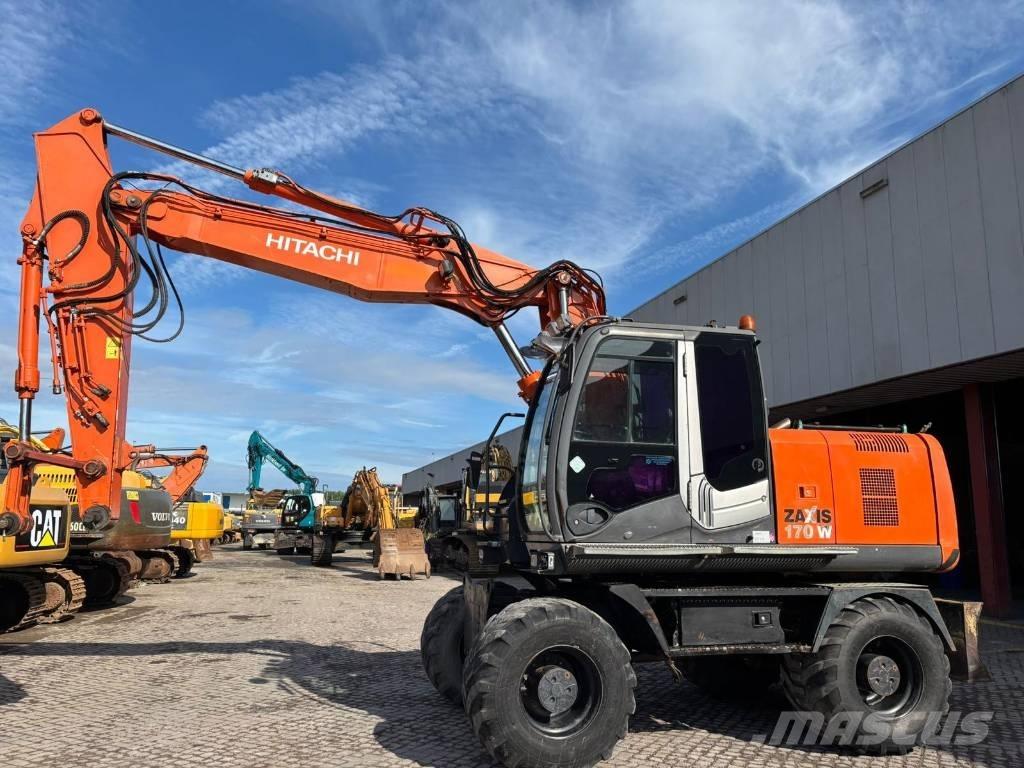 Hitachi ZX 170 W-3 Gravemaskiner på hjul