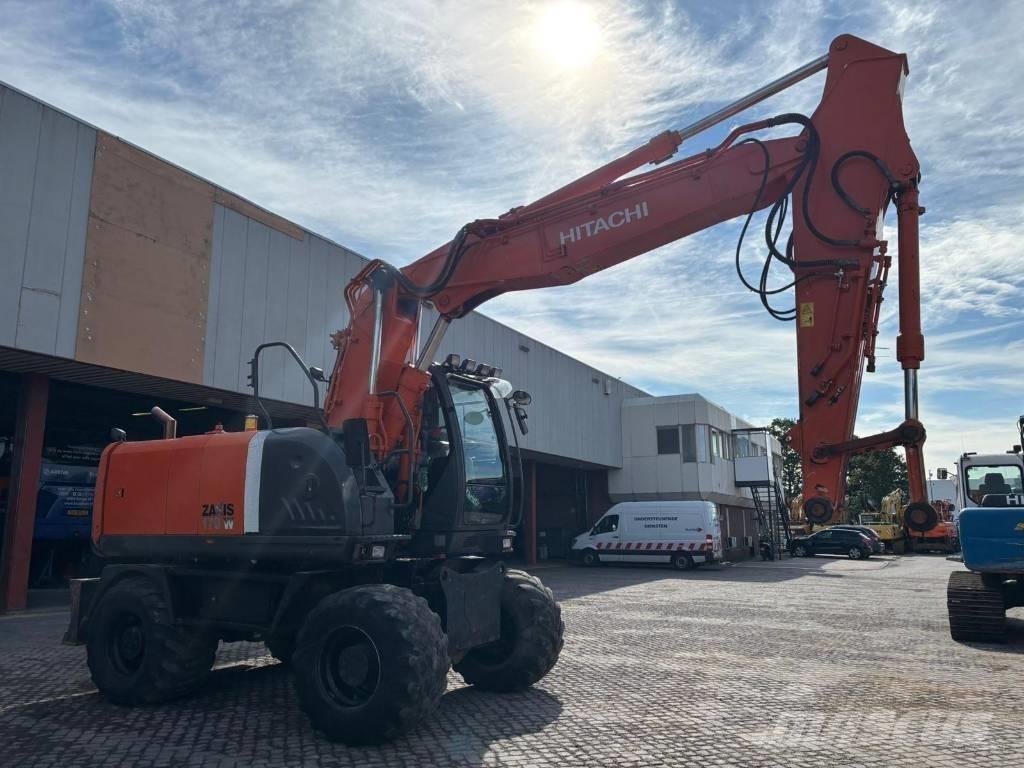 Hitachi ZX 170 W-3 Gravemaskiner på hjul