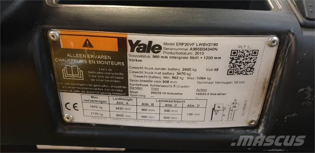 Yale ERP20VF 2014 El gaffeltrucks