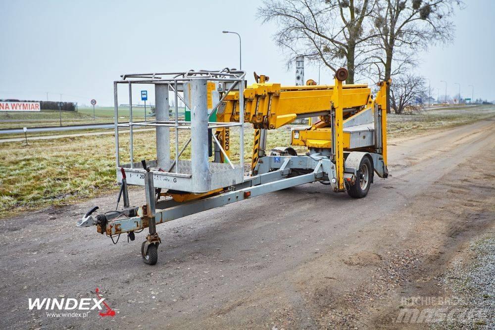 Ommelift 2100 EBZ Trailermonterede lifte