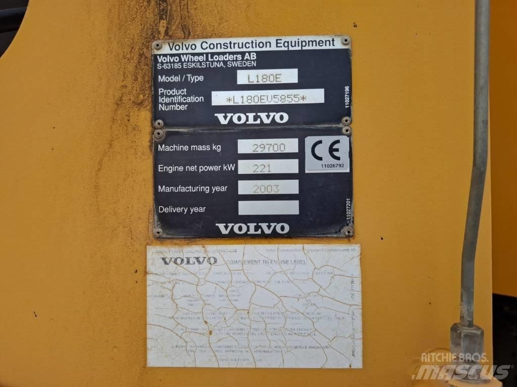 Volvo L 180 E Læssemaskiner på hjul
