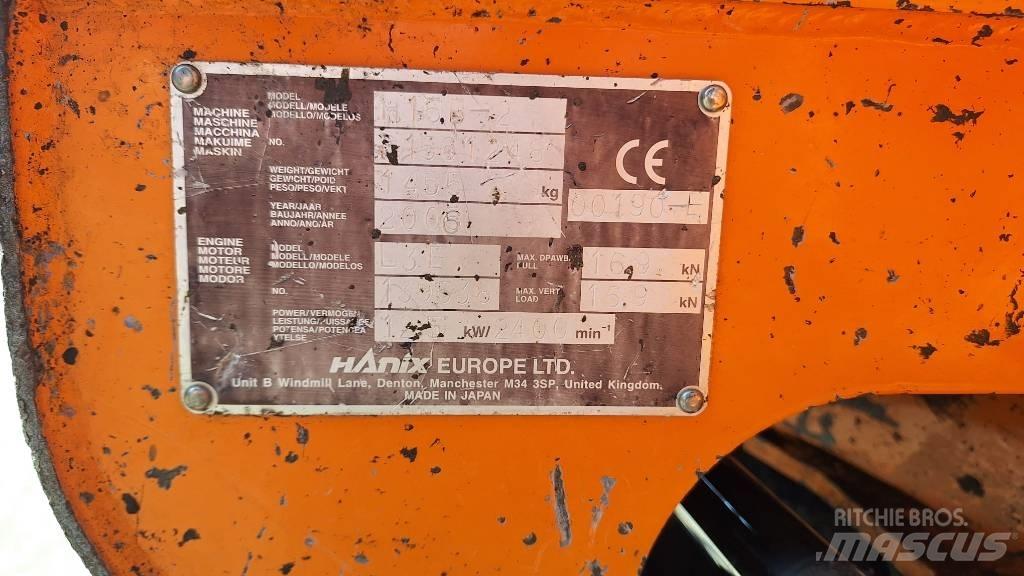 Hanix H15B-2 Minigravemaskiner