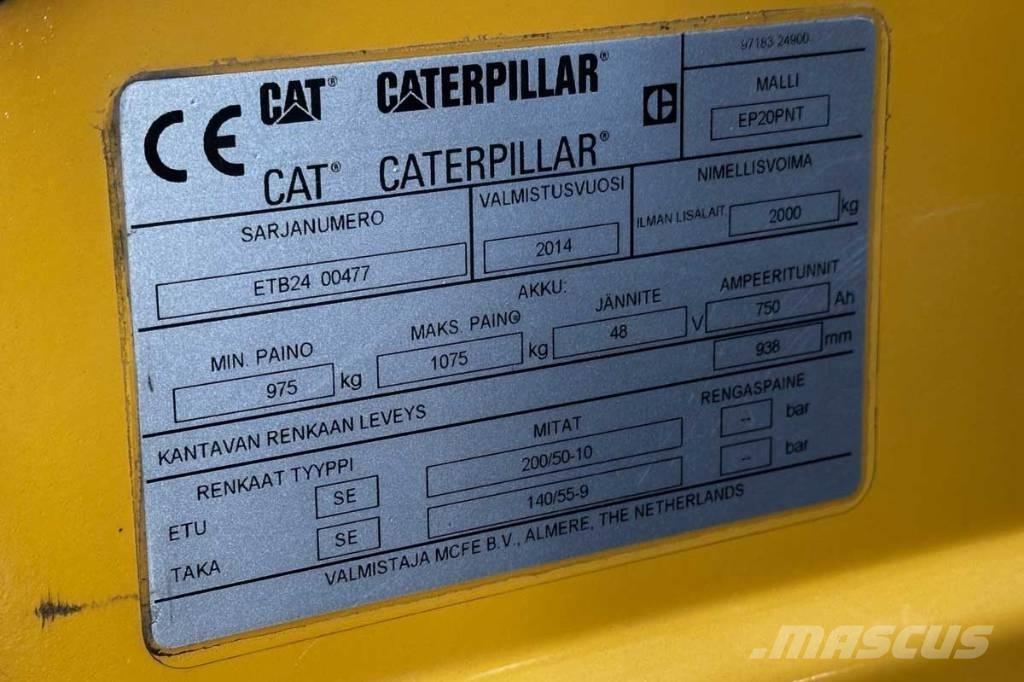 CAT EP 20 El gaffeltrucks