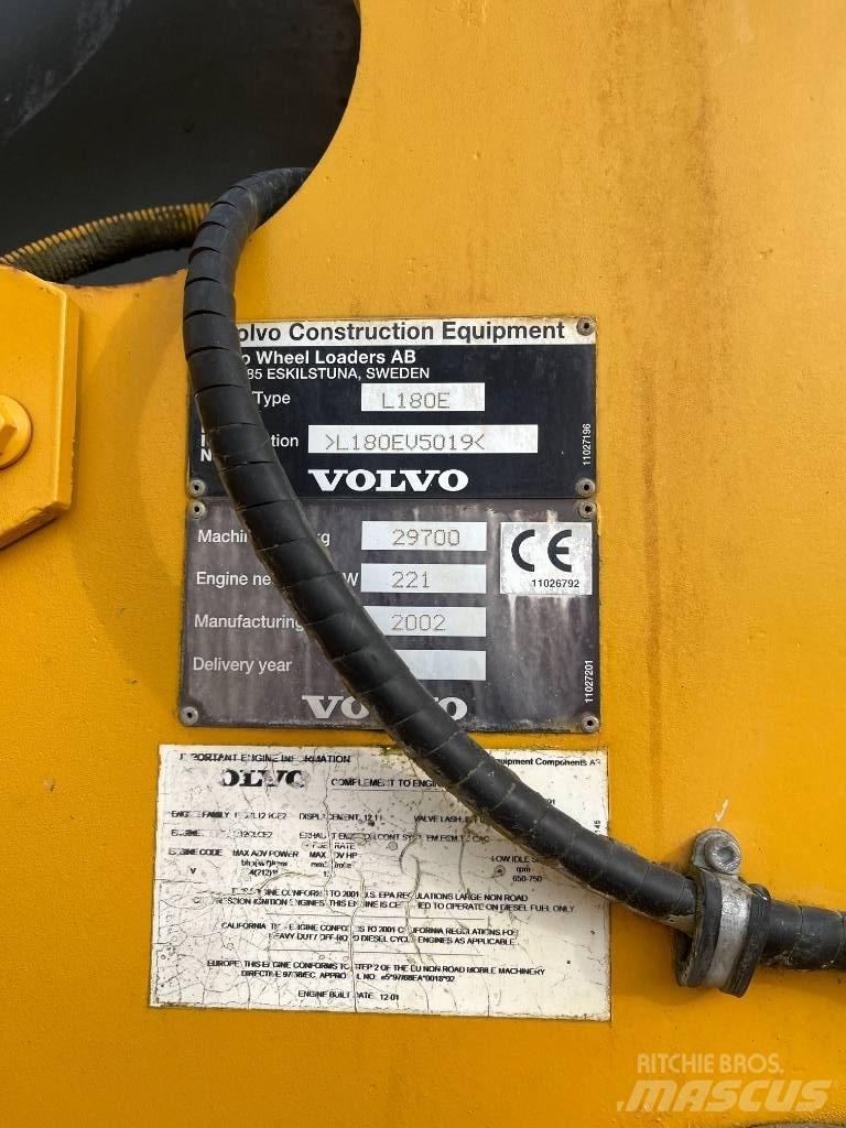 Volvo L 180 E Læssemaskiner på hjul