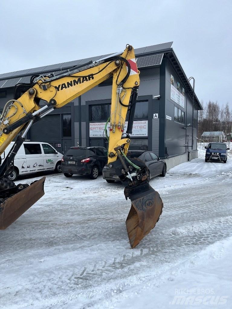 Yanmar B 95 W Gravemaskiner på hjul