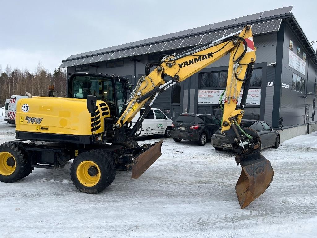 Yanmar B 95 W Gravemaskiner på hjul