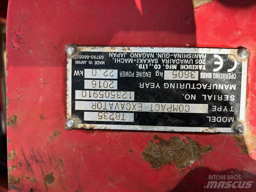 Takeuchi TB 235 Minigravemaskiner