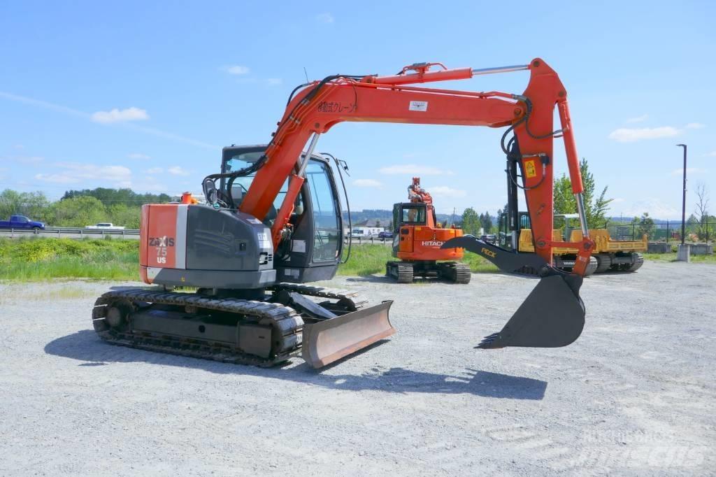 Hitachi ZX75US-3 Gravemaskiner på larvebånd