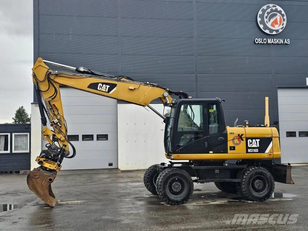 CAT M 316 D Gravemaskiner på hjul
