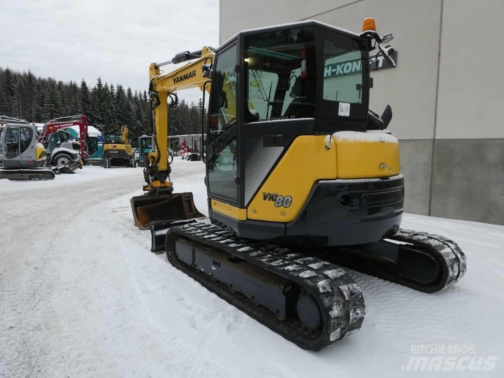 Yanmar Vio 80-1A Midi-gravemaskiner 7t - 12t
